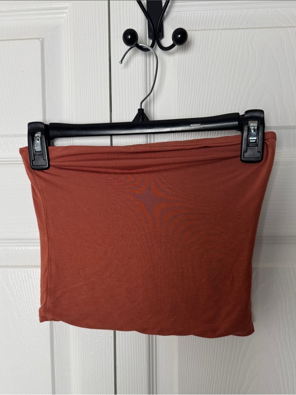 BE COOL Rust Orange Strapless Tube Top